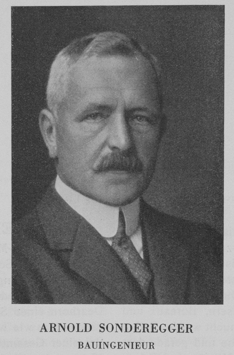 Porträt Arnold Sonderegger (1869-1933), Bauingenieur (StASG P 720)